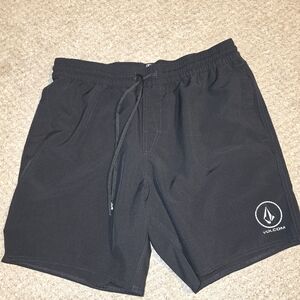 Volcom Men's Black Hybrid Swim Shorts Size Large